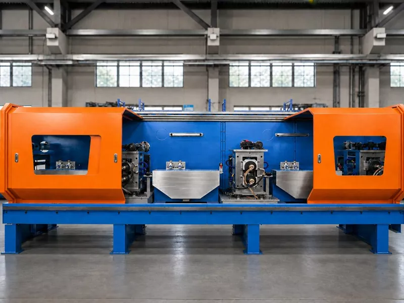 Precision Copper Flat Wire үчүн комплекстүү тартуу жана Rolling Line